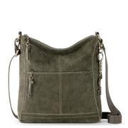 Lucia Crossbody - Leather - Moss Suede