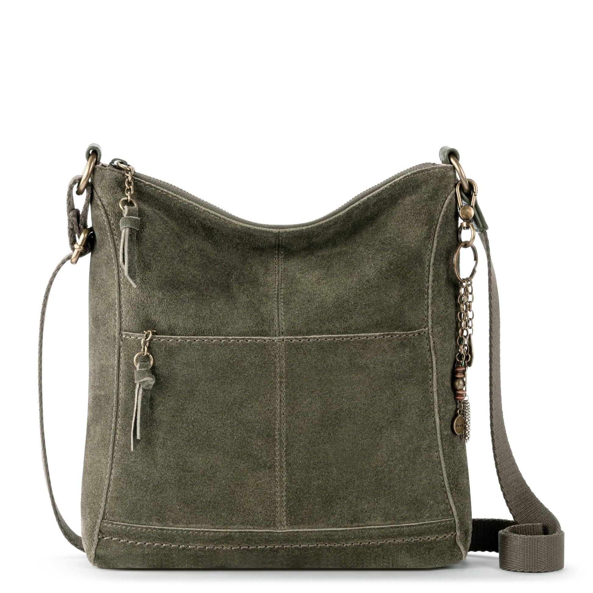 The Sak Lucia Crossbody Leather - |Moss Suede|