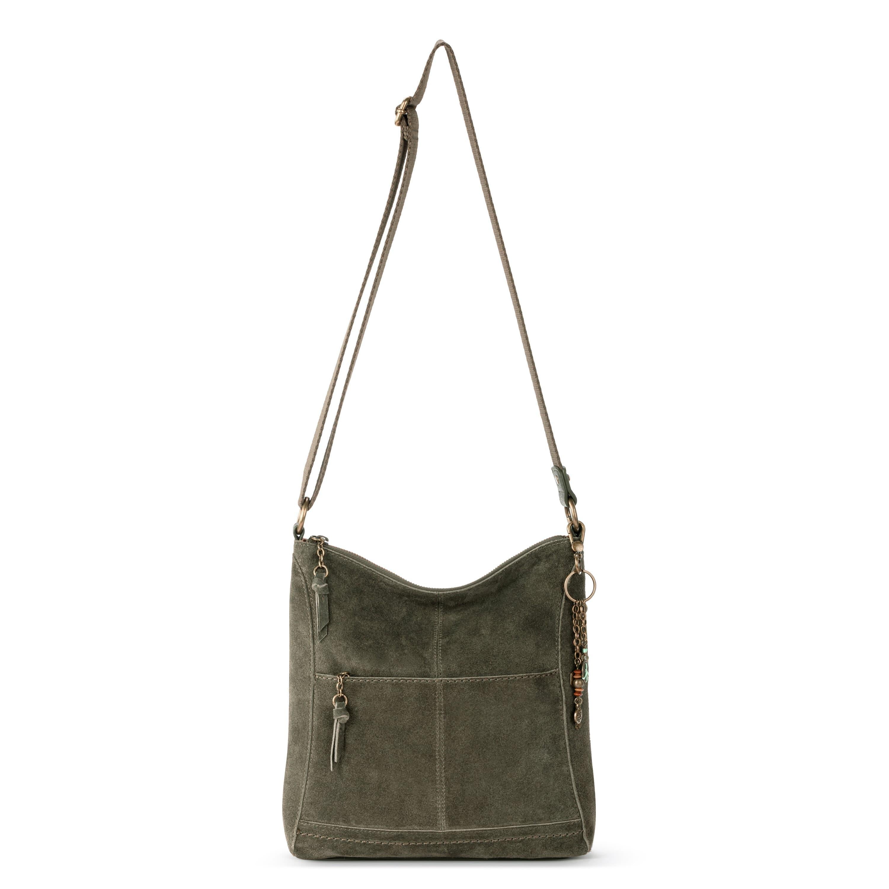 The Sak Lucia Crossbody - Leather - Moss Suede