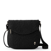 Foldover Crossbody - EcoTwill - Black Spirit Desert Quilted
