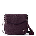 Sakroots Foldover Crossbody - EcoTwill - Aubergine Spirit Desert Quilted