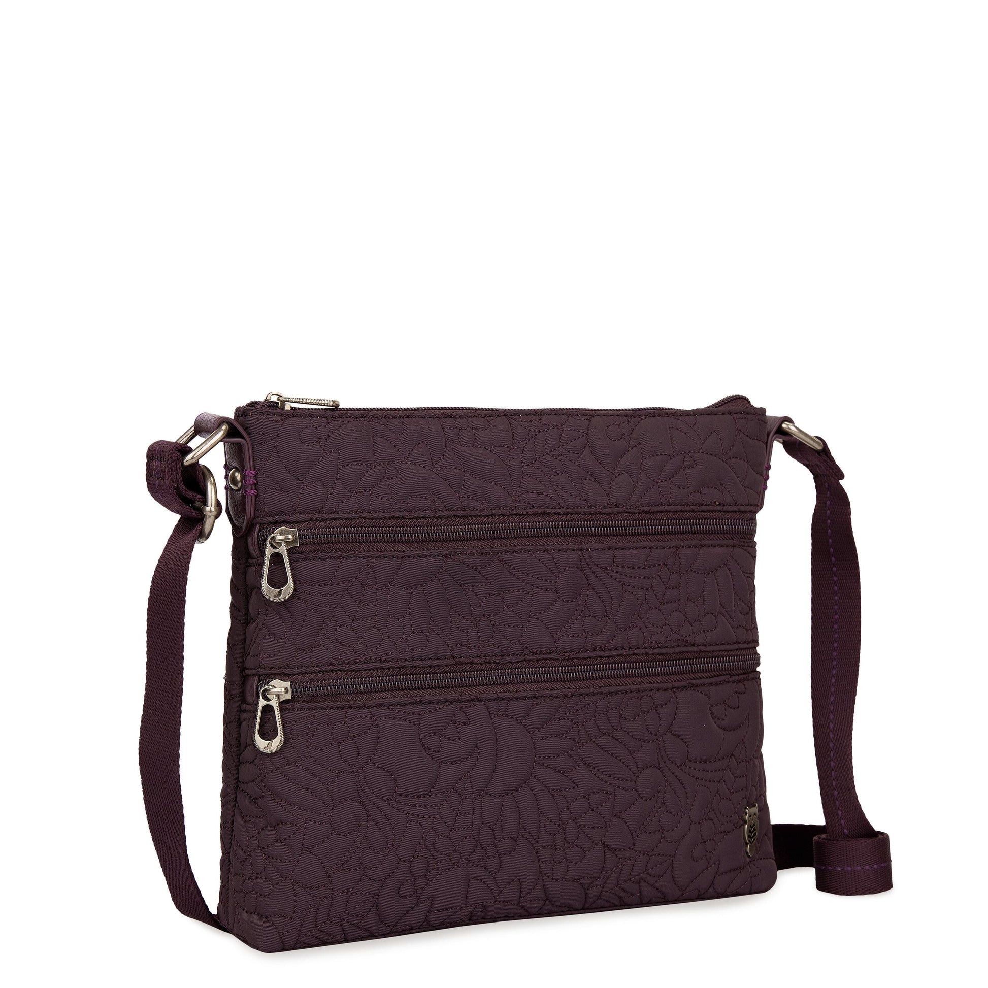 Sakroots Basic Crossbody EcoTwill - |Aubergine Spirit Desert Quilted|