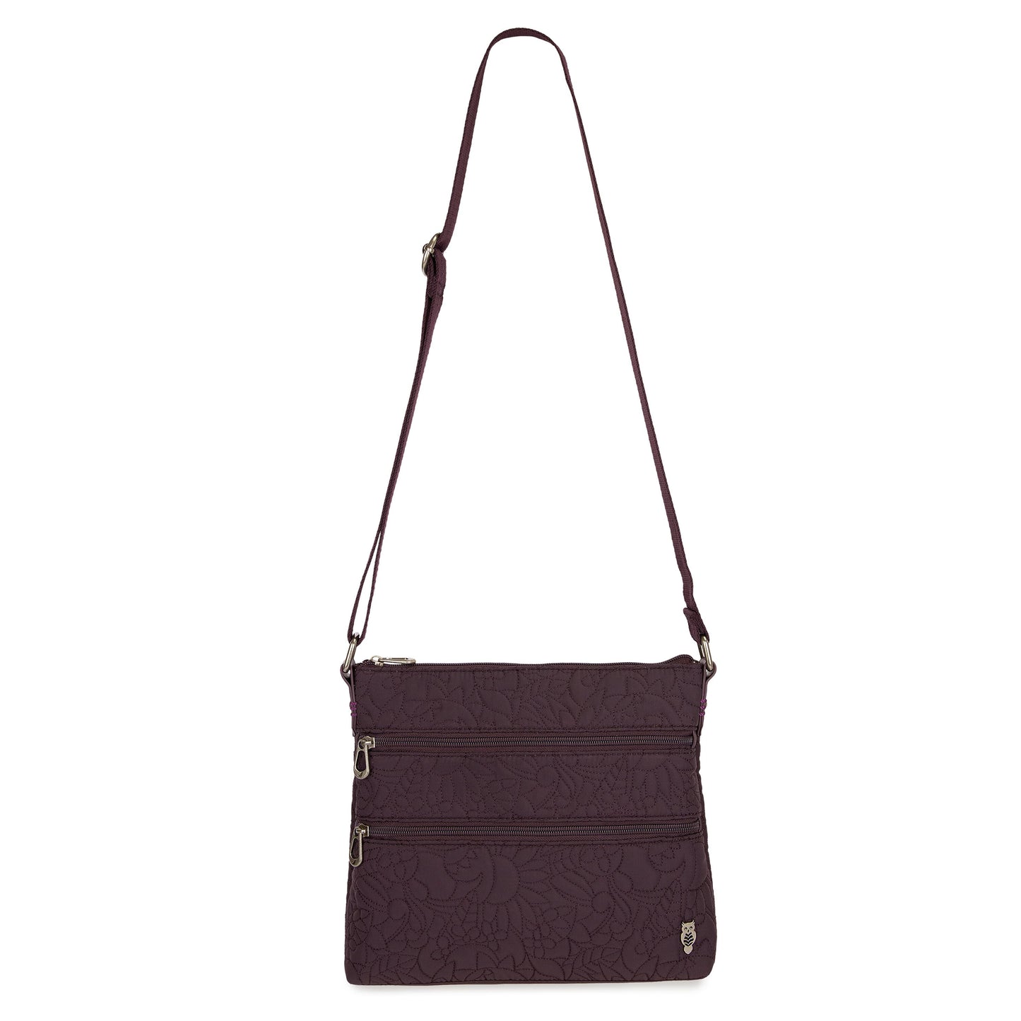 Sakroots Basic Crossbody EcoTwill - |Aubergine Spirit Desert Quilted|