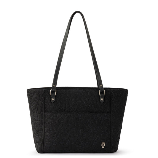 Sakroots Metro Tote EcoTwill - |Black Spirit Desert Quilted|