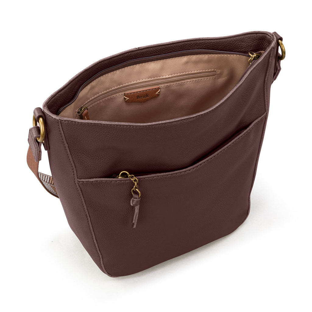 The Sak Lucia Hobo - Leather - Mahogany
