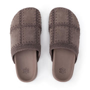 Bolinas Clog - Leather - Mushroom Suede Patch