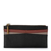 Neva Large Card Wallet - Leather - Black Block