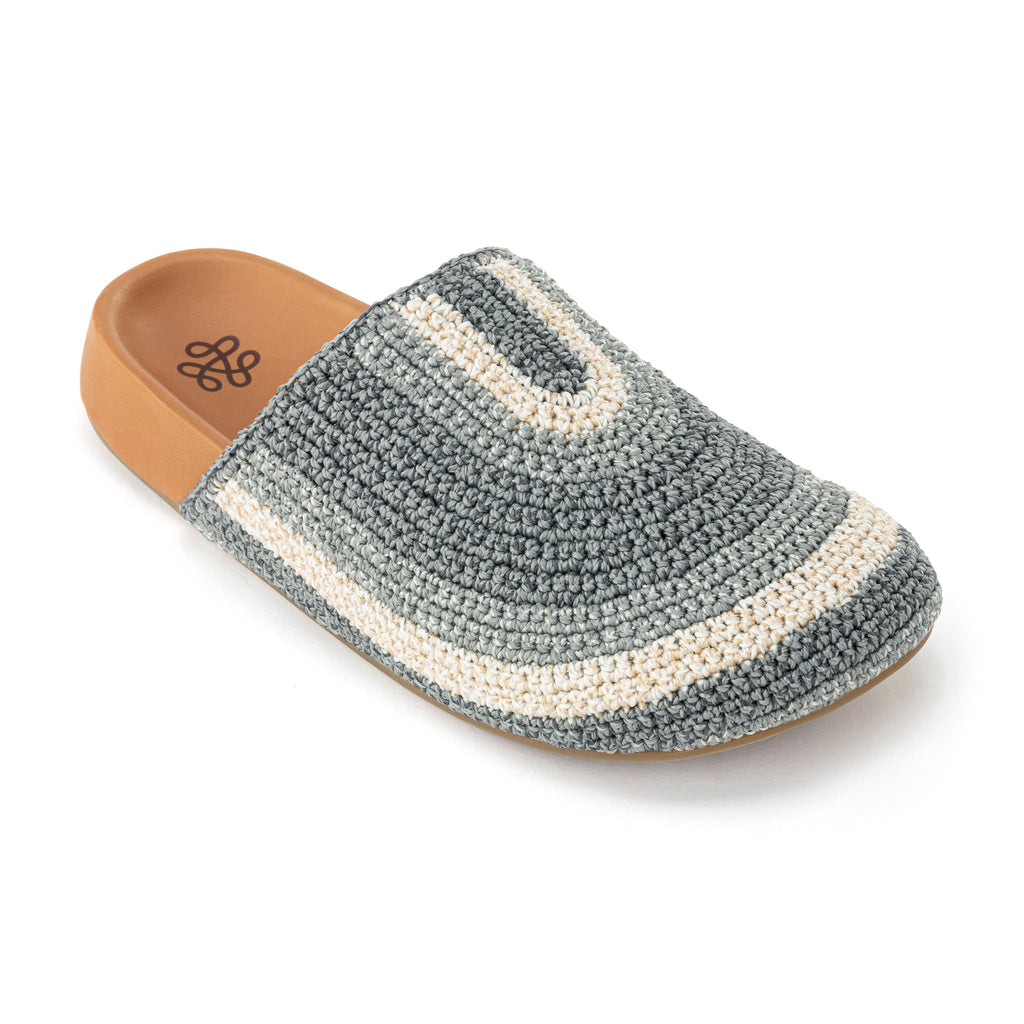 The Sak Bolinas Clog - Hand Crochet - Desert Stripe