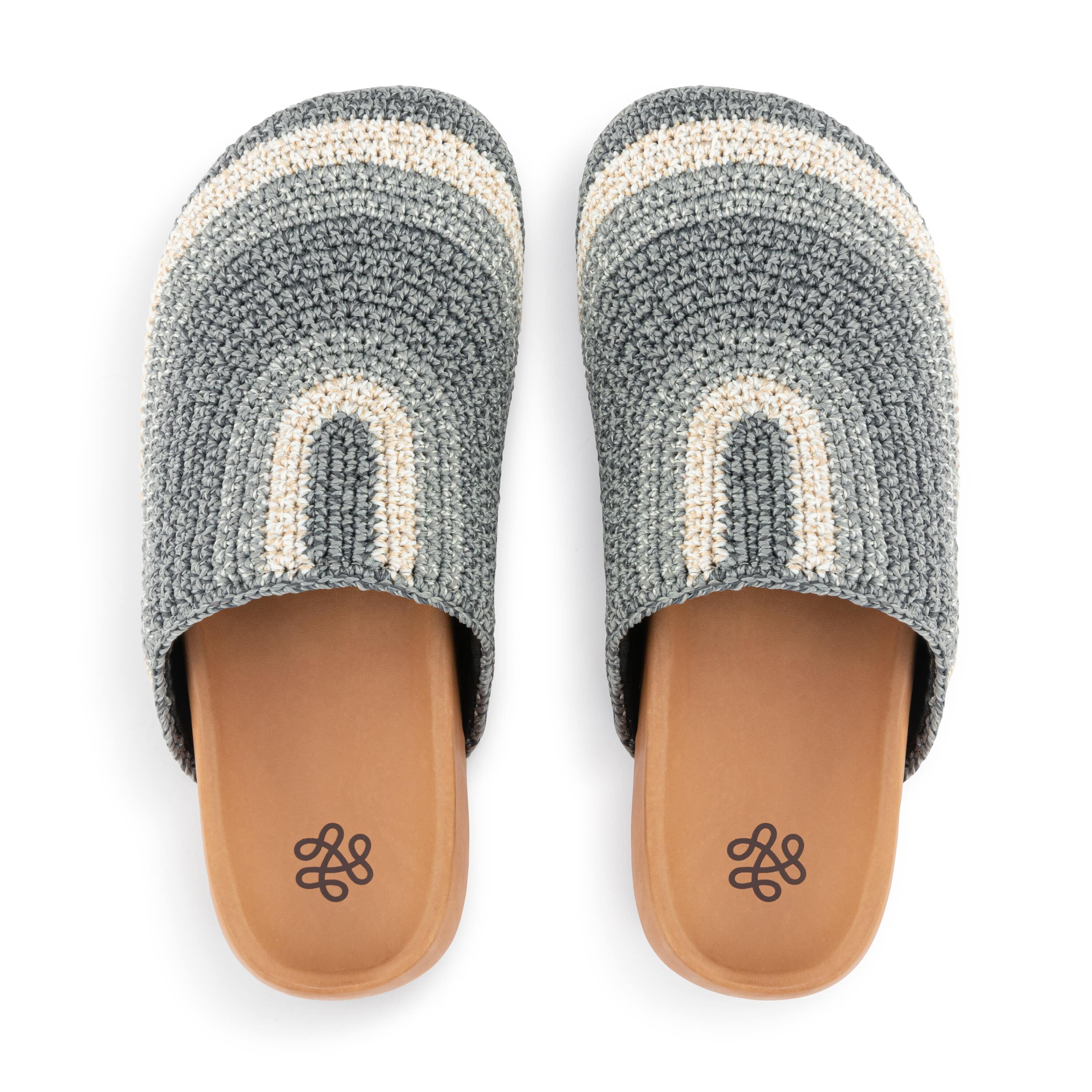 The Sak Bolinas Clog - Hand Crochet - Desert Stripe
