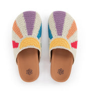 Bolinas Clog - Hand Crochet - Multi Sunbeam