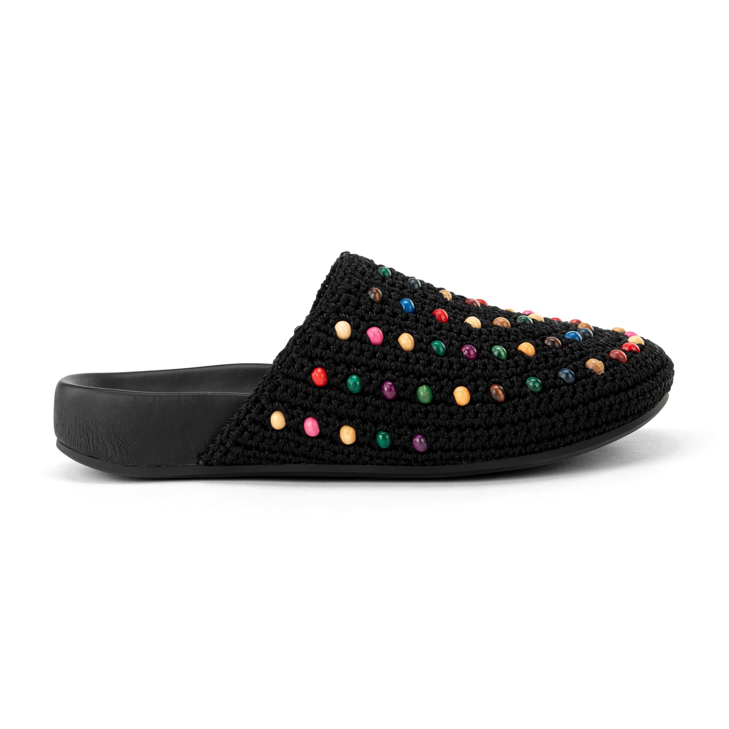 The Sak Bolinas Clog Kids Crochet - |Black Multi Beads|