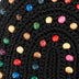 Bolinas Clog - Hand Crochet - Black Multi Beads