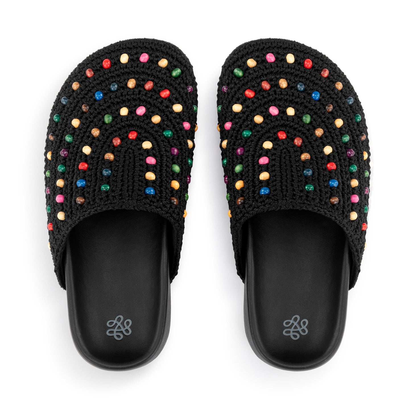 The Sak Bolinas Clog Kids Crochet - |Black Multi Beads|