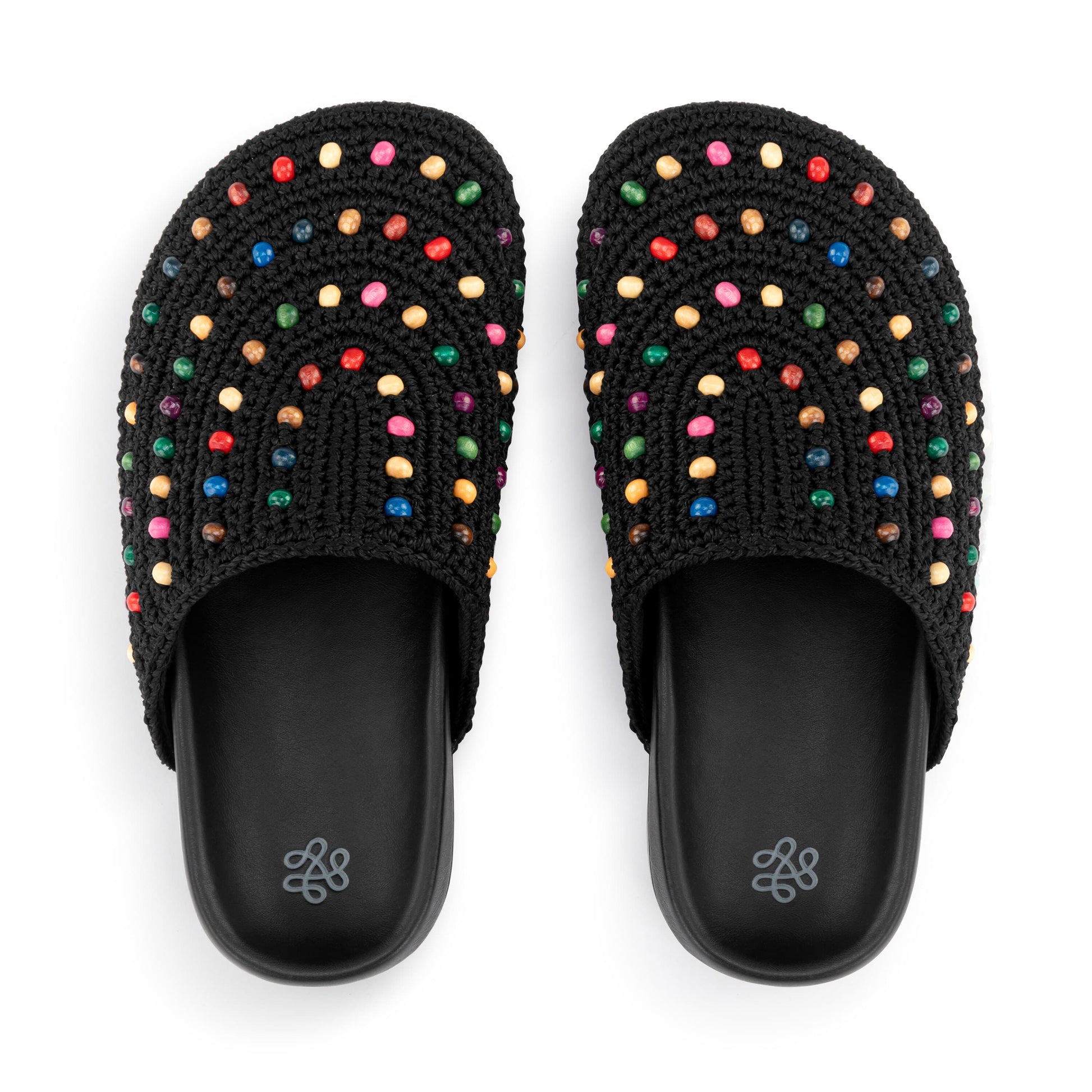 The Sak Bolinas Clog Kids Crochet - |Black Multi Beads|