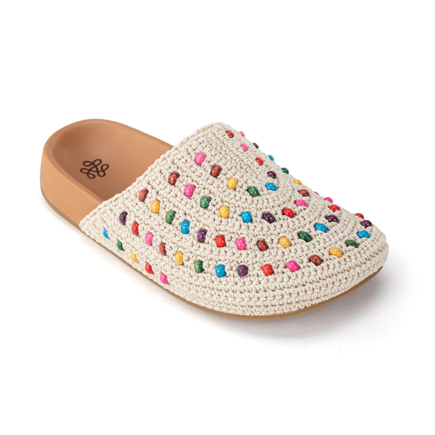 The Sak Bolinas Clog Kids Crochet - |Ecru Multi Beads|