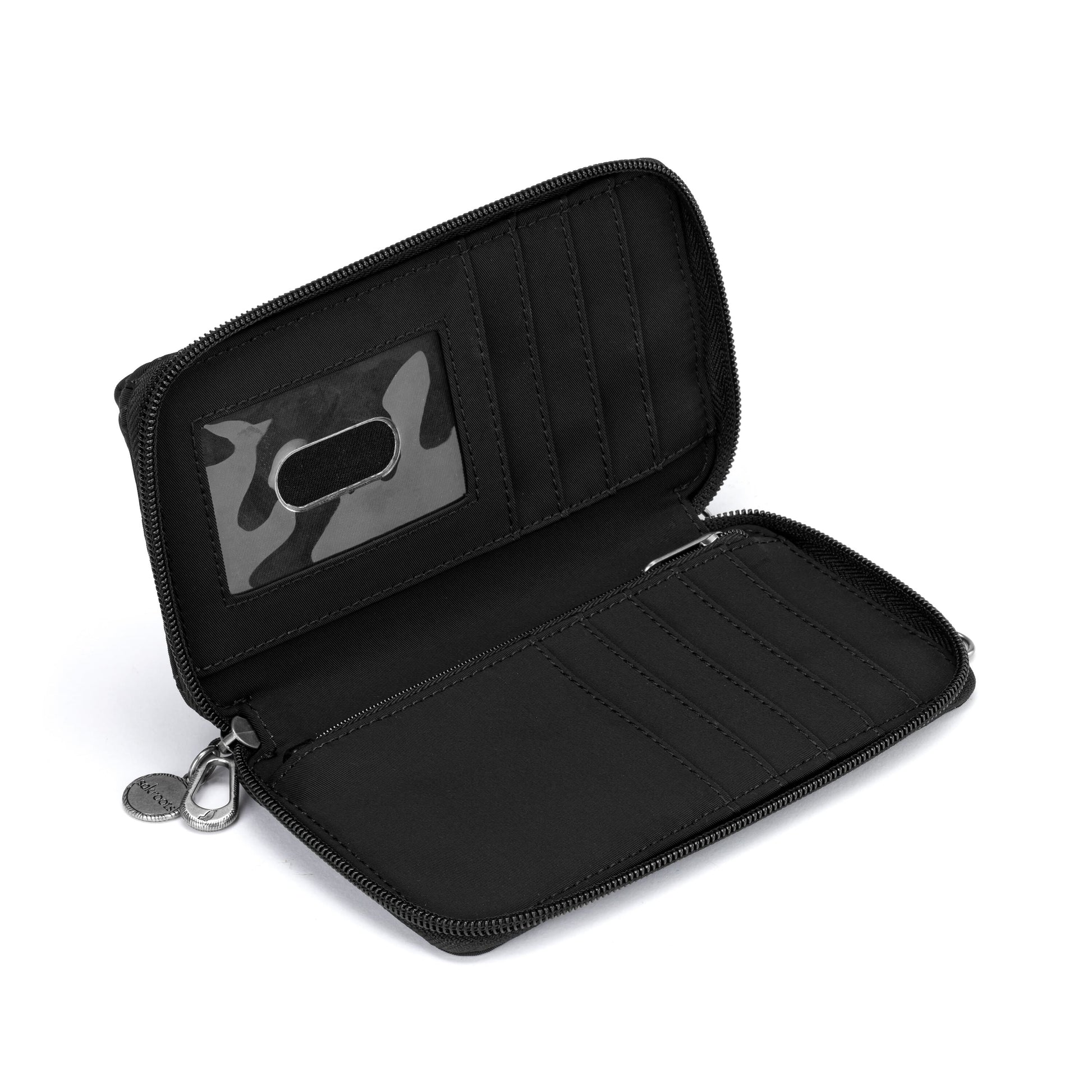 Sakroots Salinas Smartphone Crossbody EcoTwill - |Black Spirit Desert Quilted|