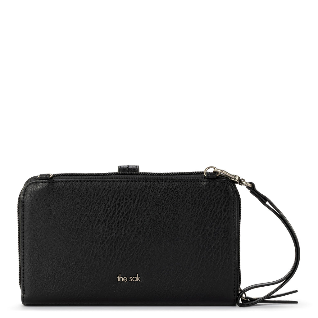 The Sak Iris Smartphone Wallet - Hand Crochet - Black Multi Beads