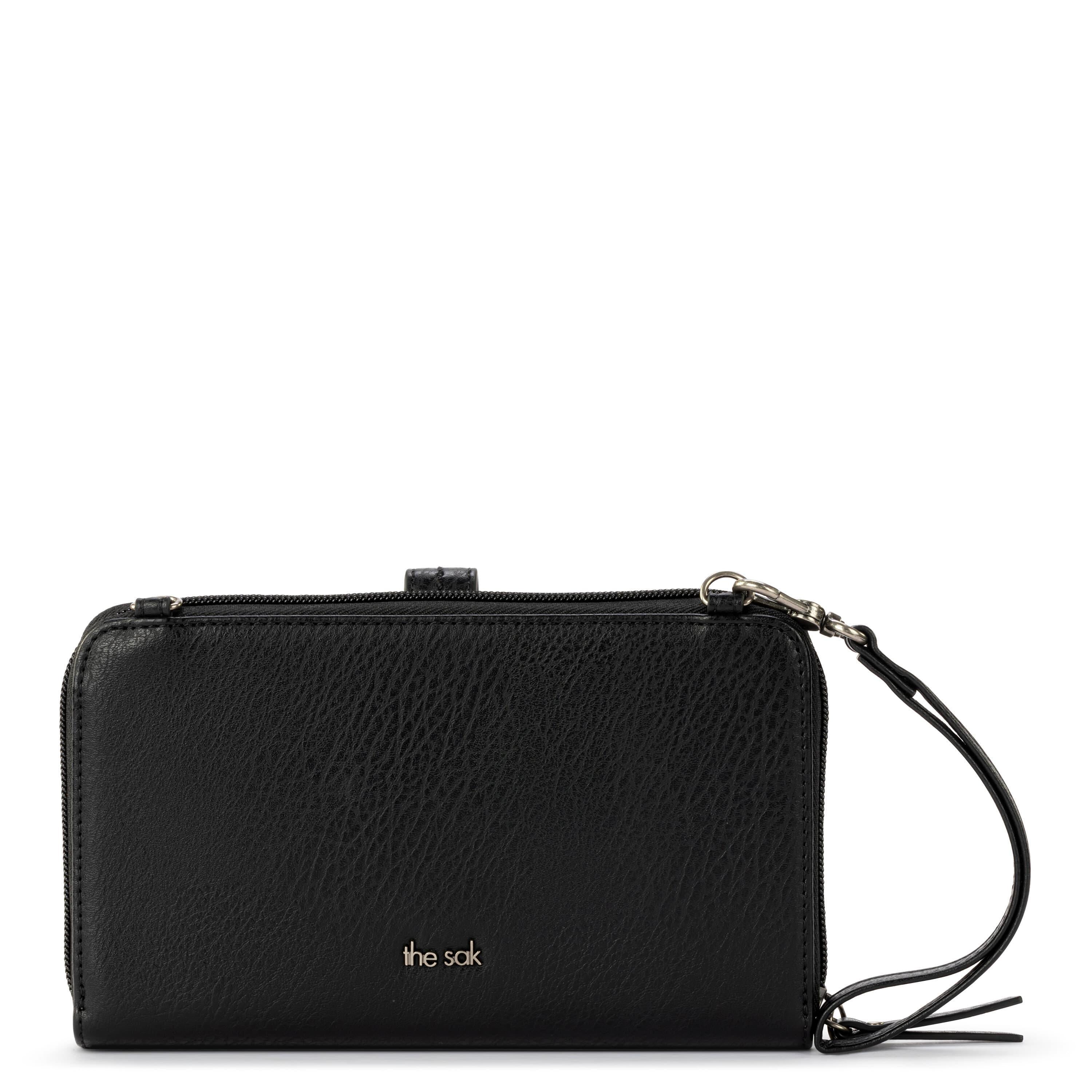 The Sak Iris Smartphone Wallet - Hand Crochet - Black Multi Beads