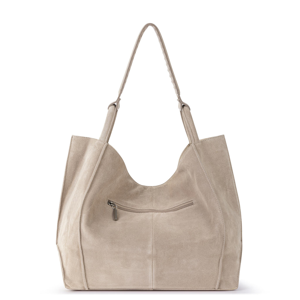 The Sak Los Feliz Large Tote - Leather - Sand Suede