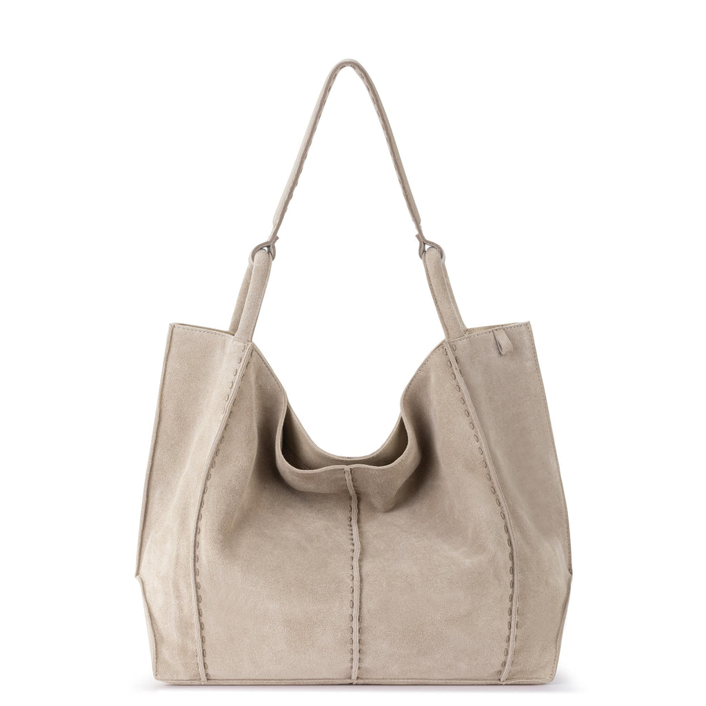 The Sak Los Feliz Large Tote - Leather - Sand Suede