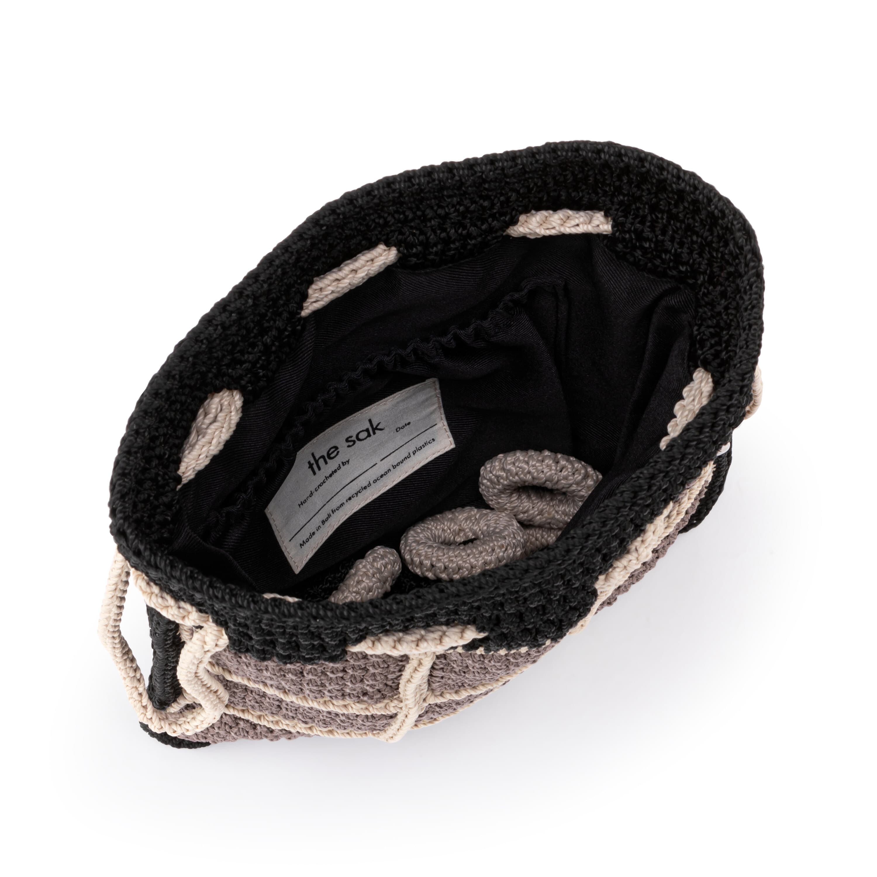 The Sak Brixton Tic Tac Toe Set - Hand Crochet - Black Multi