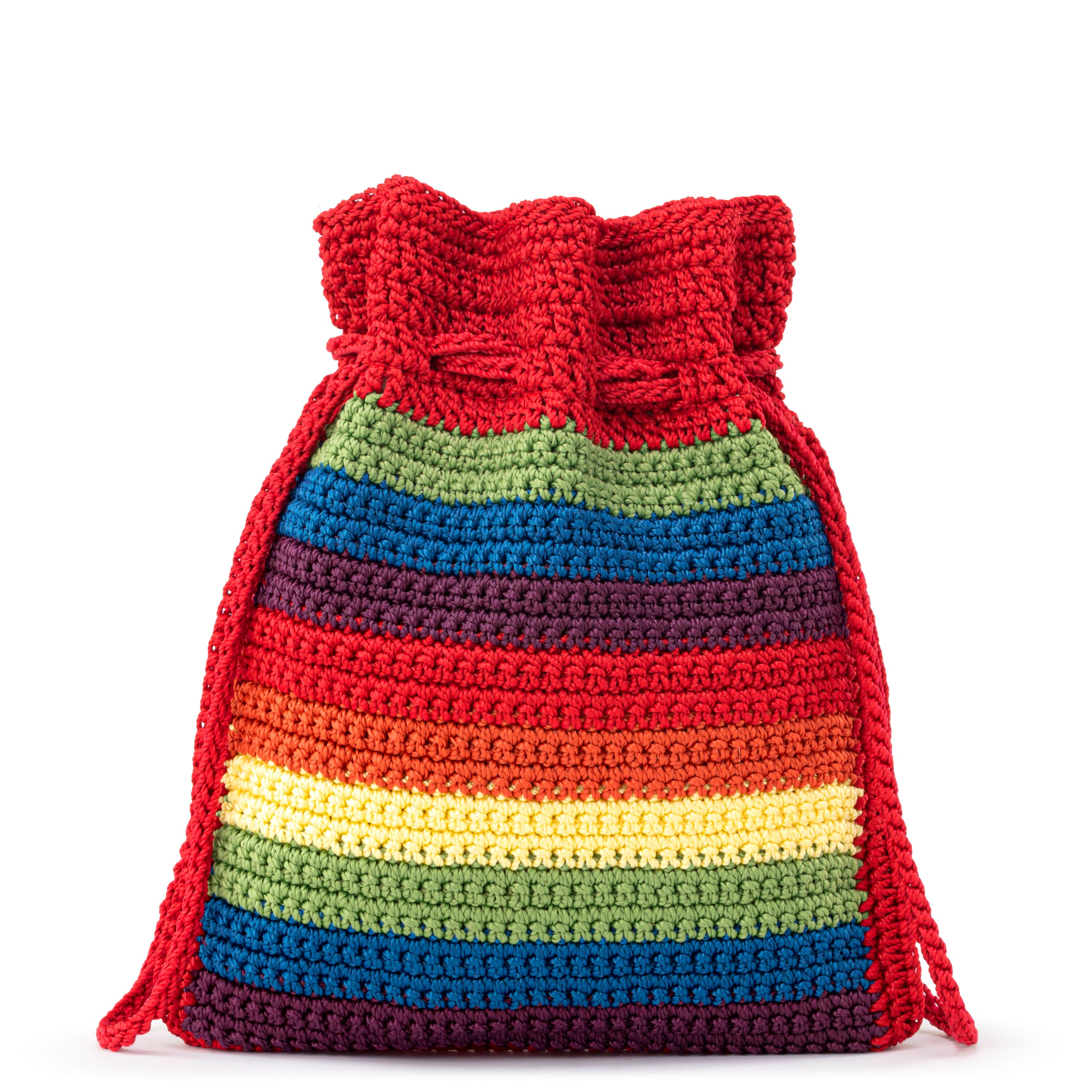 The Sak Brixton Tic Tac Toe Set - Hand Crochet - Rainbow