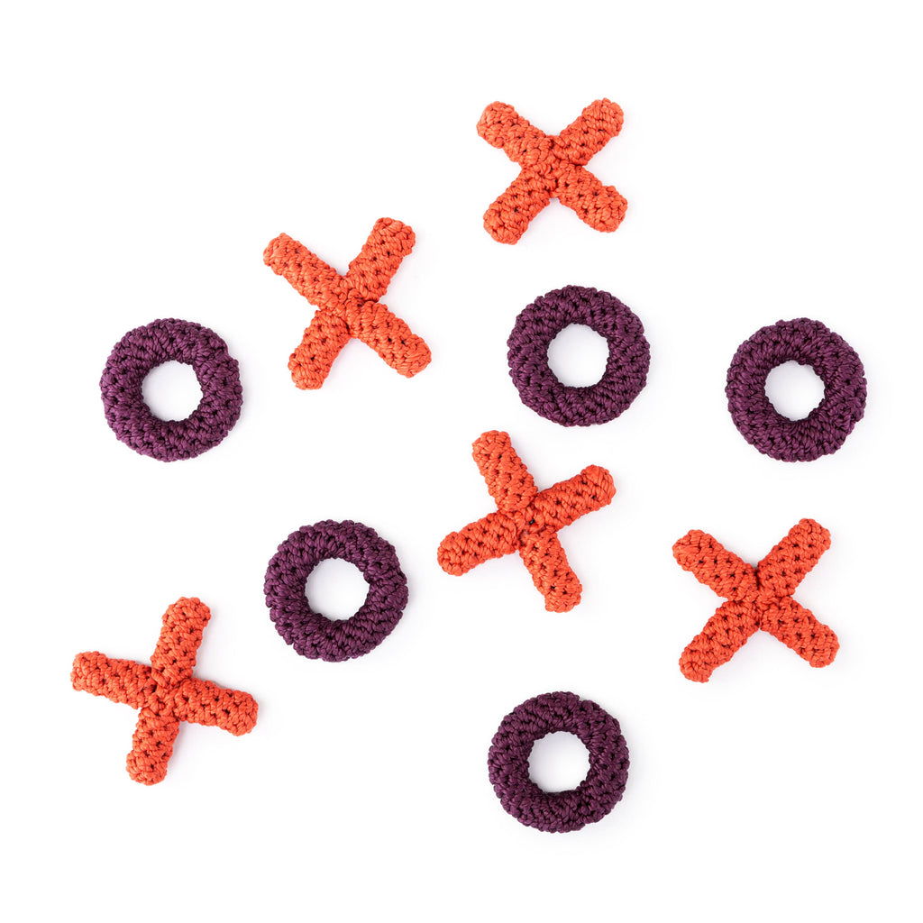 The Sak Brixton Tic Tac Toe Set - Hand Crochet - Rainbow