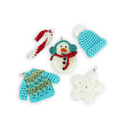 Yarnicharmz 5 Pack - Hand Crochet - Winter Wonderland