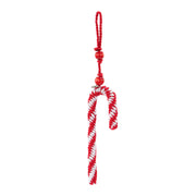 9 Piece Ornament Set - Hand Crochet - Candy Canes