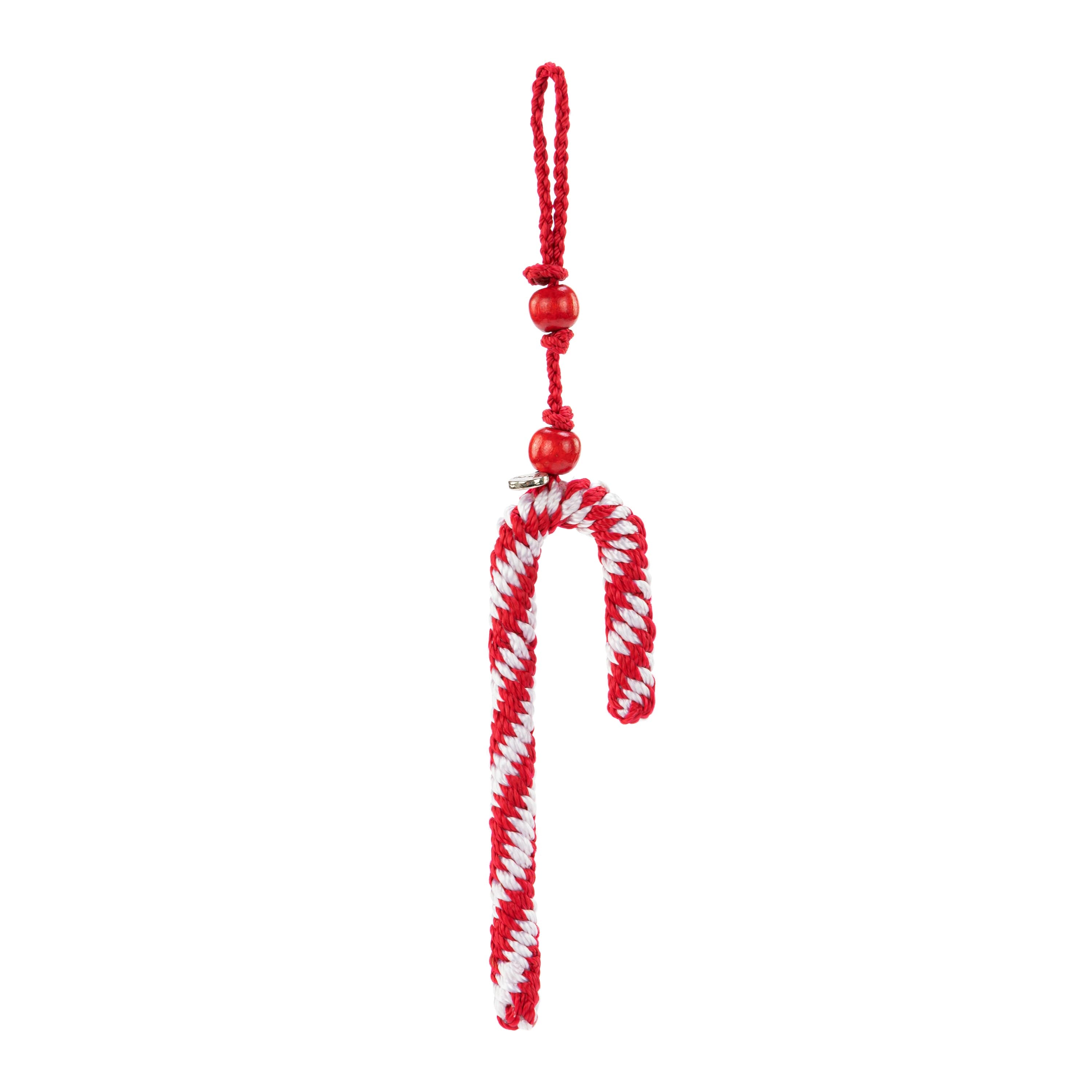 The Sak 9 Piece Ornament Set - Hand Crochet - Candy Canes