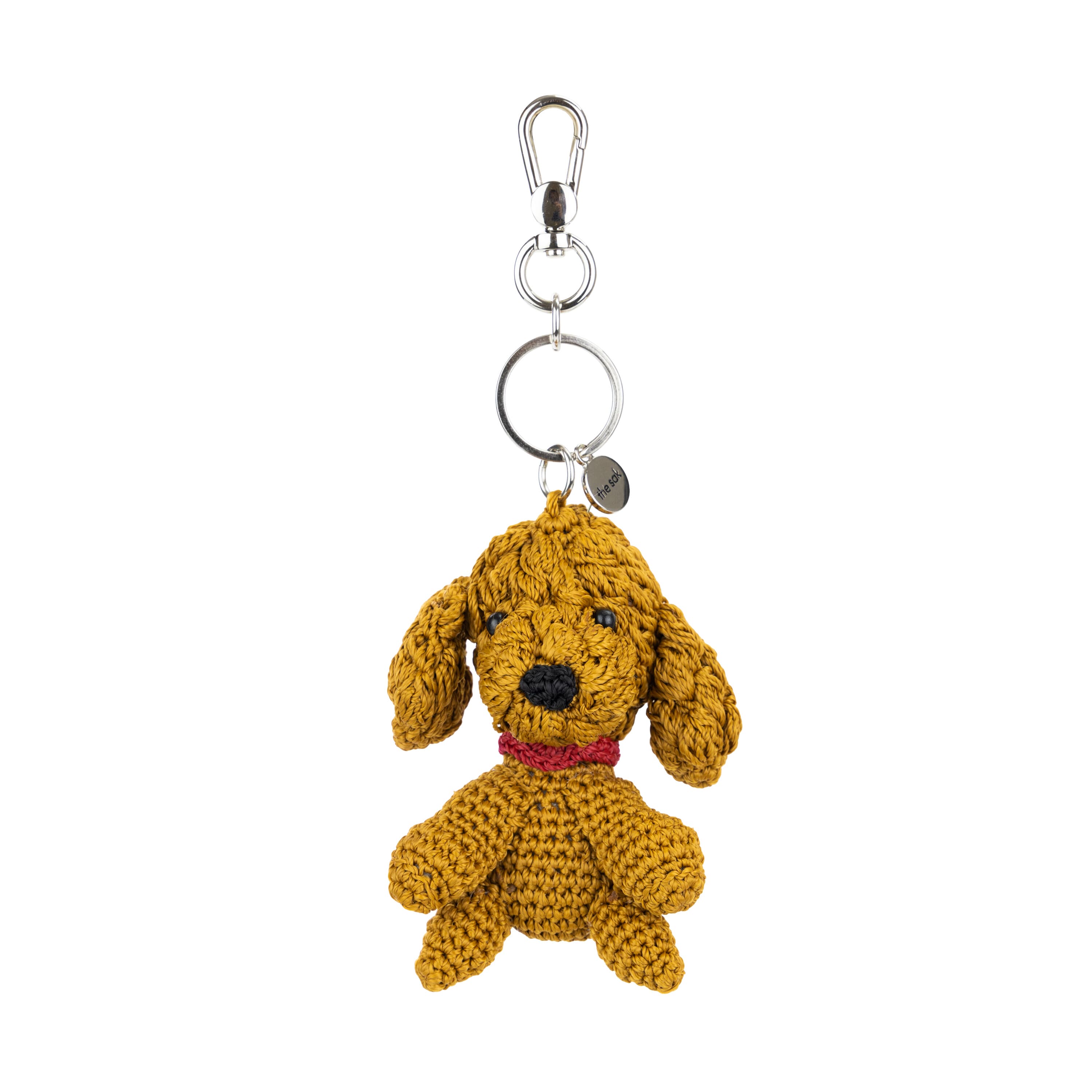 The Sak Yarnicharmz Dangle - Hand Crochet - Golden Labradoodle
