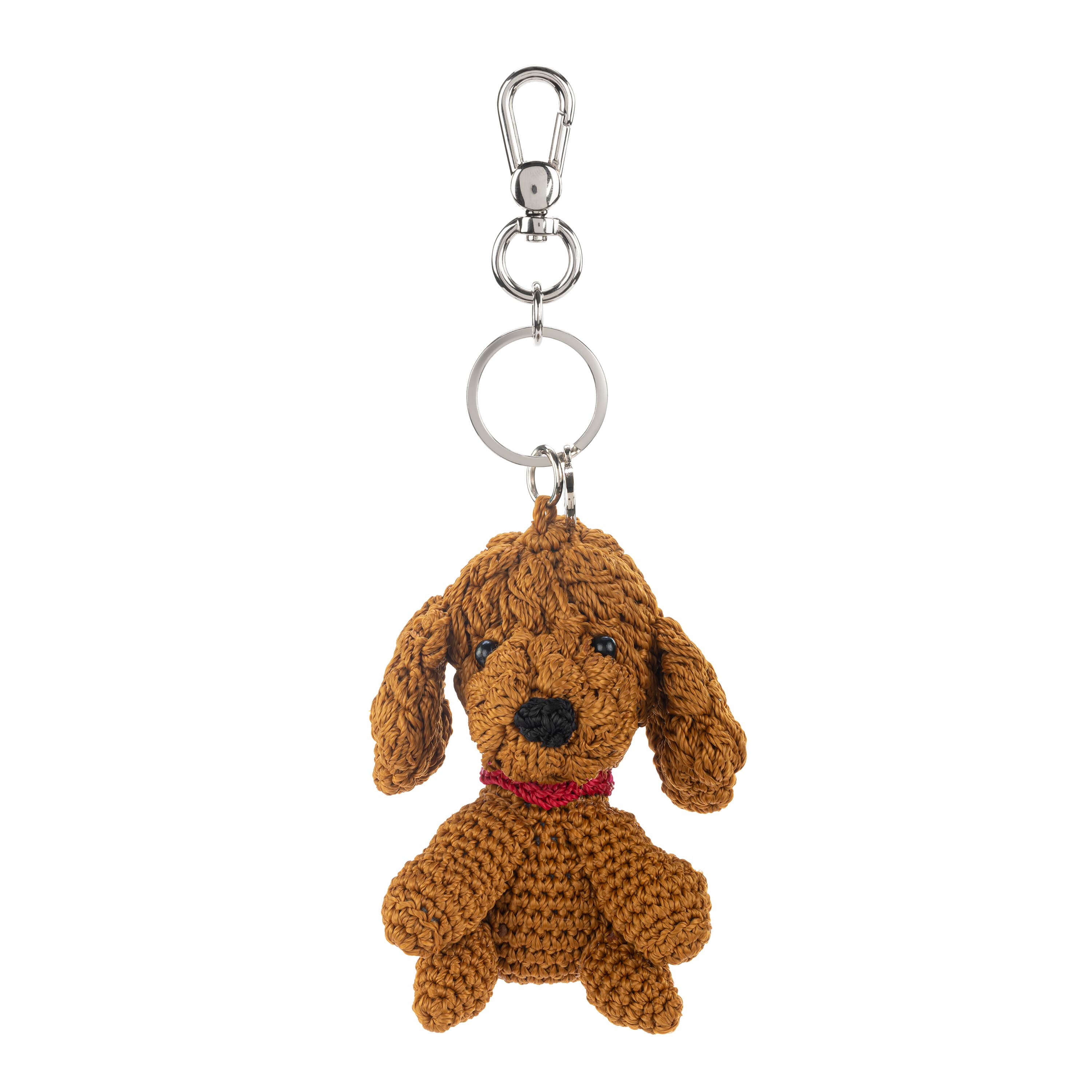 The Sak Yarnicharmz Dangle - Hand Crochet - Golden Labradoodle