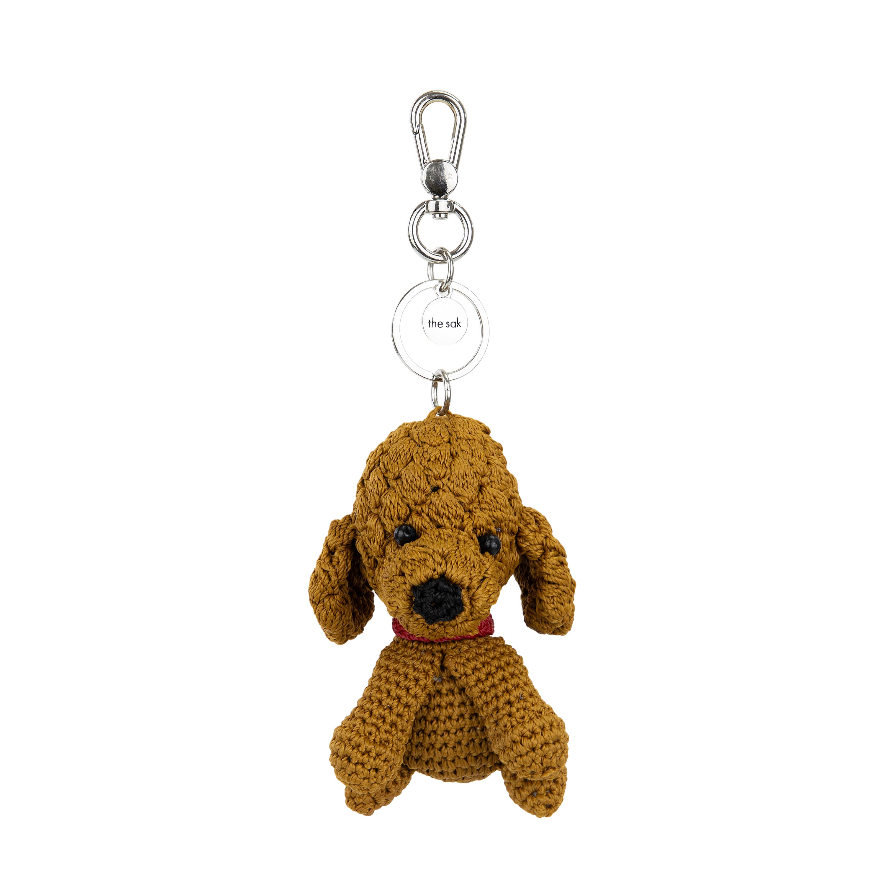 The Sak Yarnicharmz Dangle - Hand Crochet - Golden Labradoodle