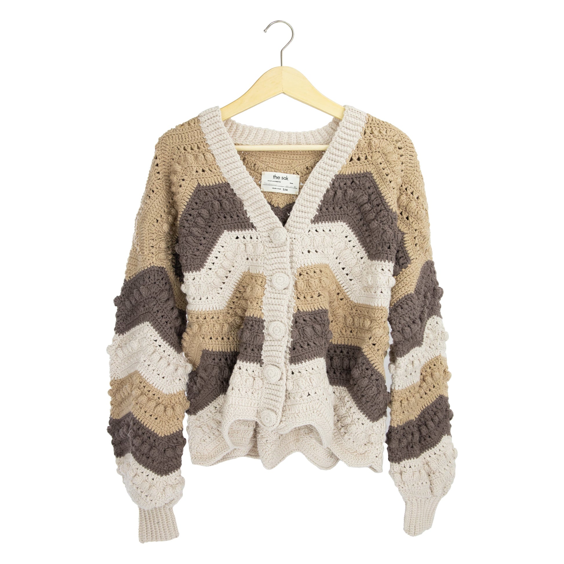 The Sak Haven Oversized Cardigan - |Neutral Multi|