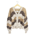 The Sak Haven Oversized Cardigan - Hand Crochet - Neutral Multi