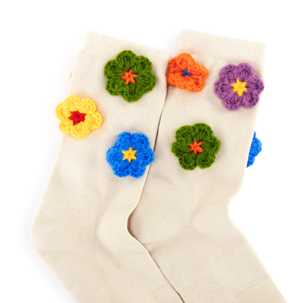 The Sak Haven Trouser Socks - Cotton - Red Hearts