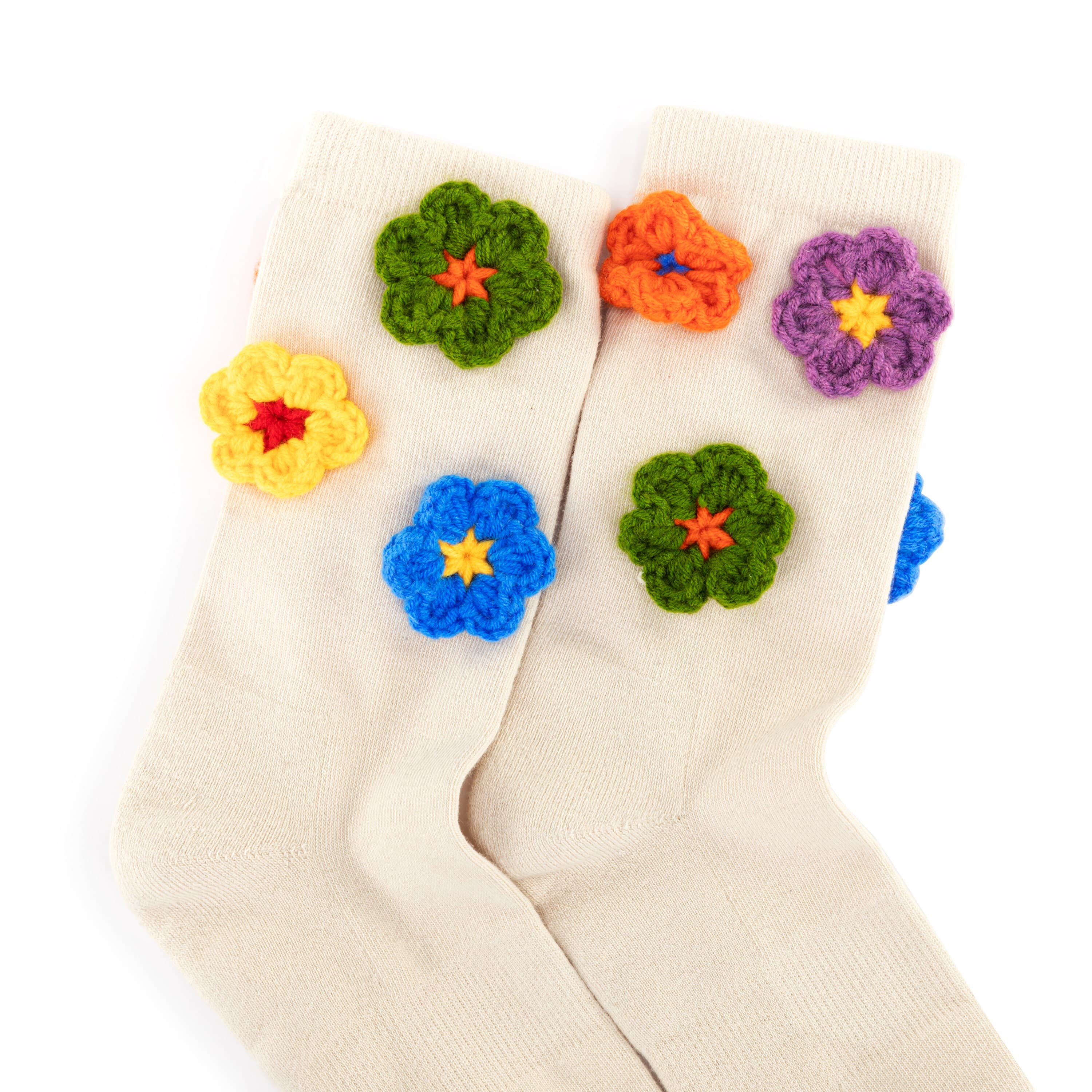 The Sak Haven Trouser Socks - Cotton - Red Hearts
