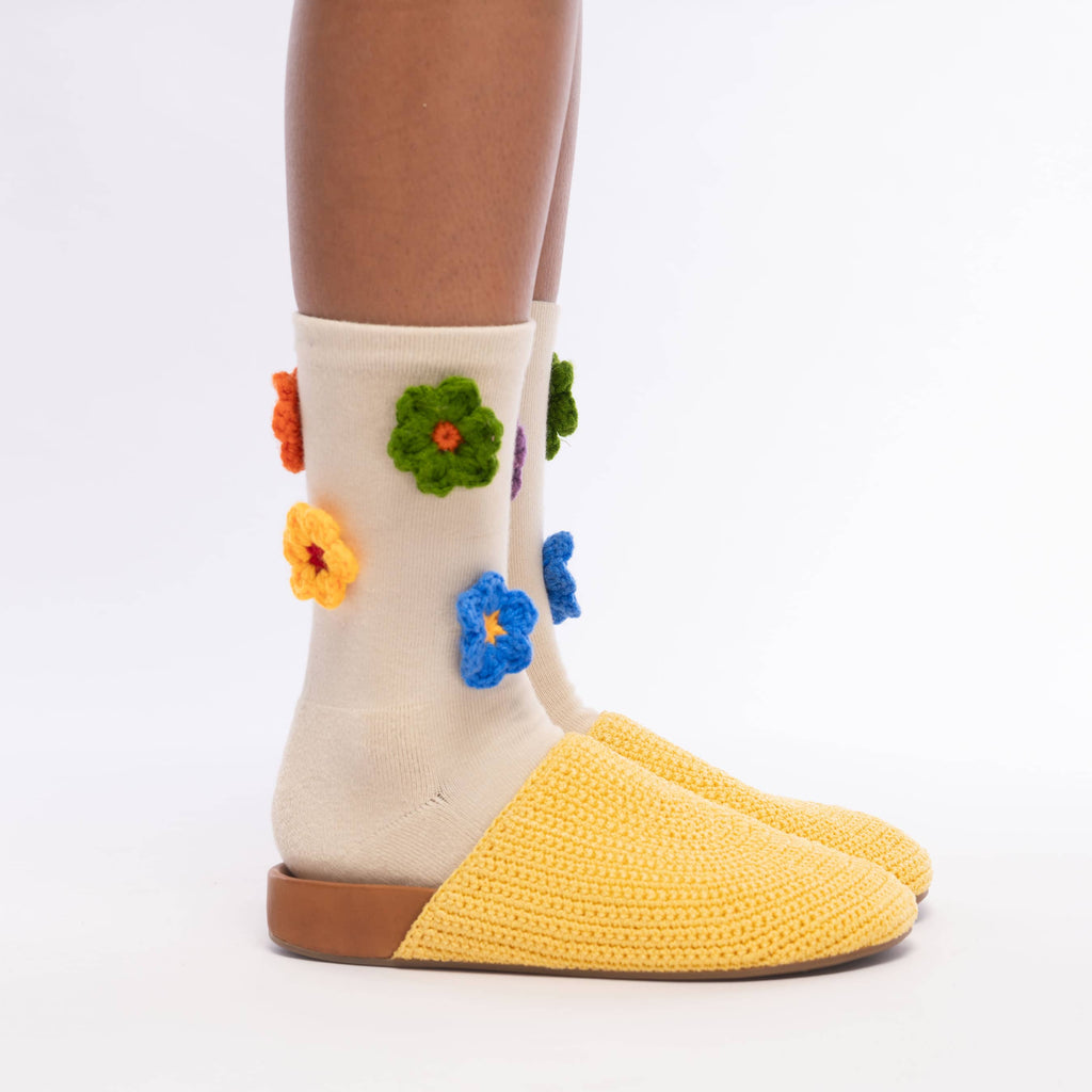 The Sak Haven Trouser Socks - Cotton - Red Hearts