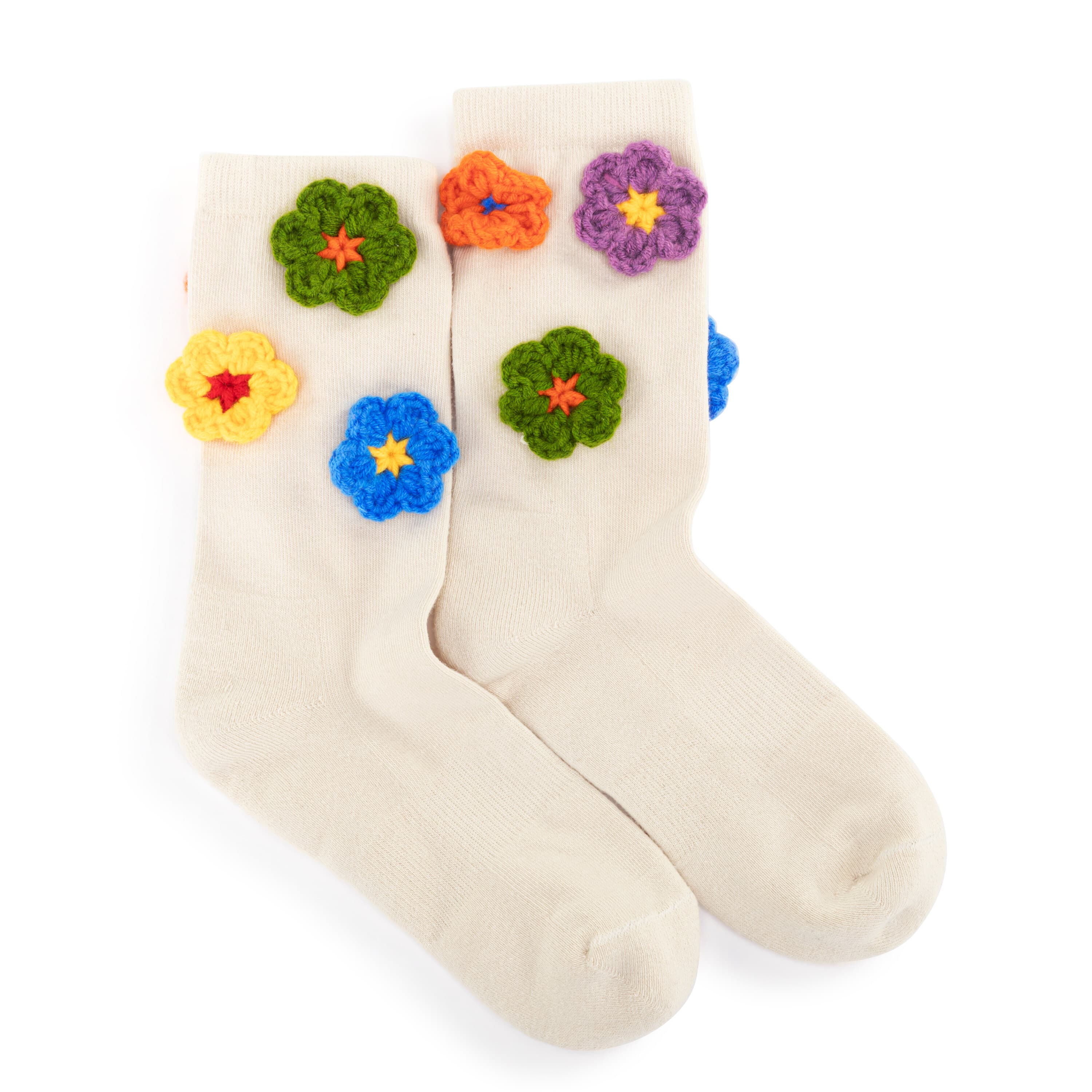 The Sak Haven Trouser Socks - Cotton - Red Hearts