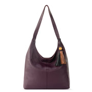 Huntley Hobo - Leather - Aubergine