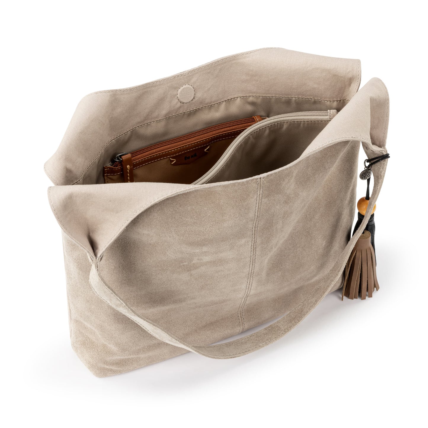 The Sak Huntley Hobo Leather - |Sand Suede|