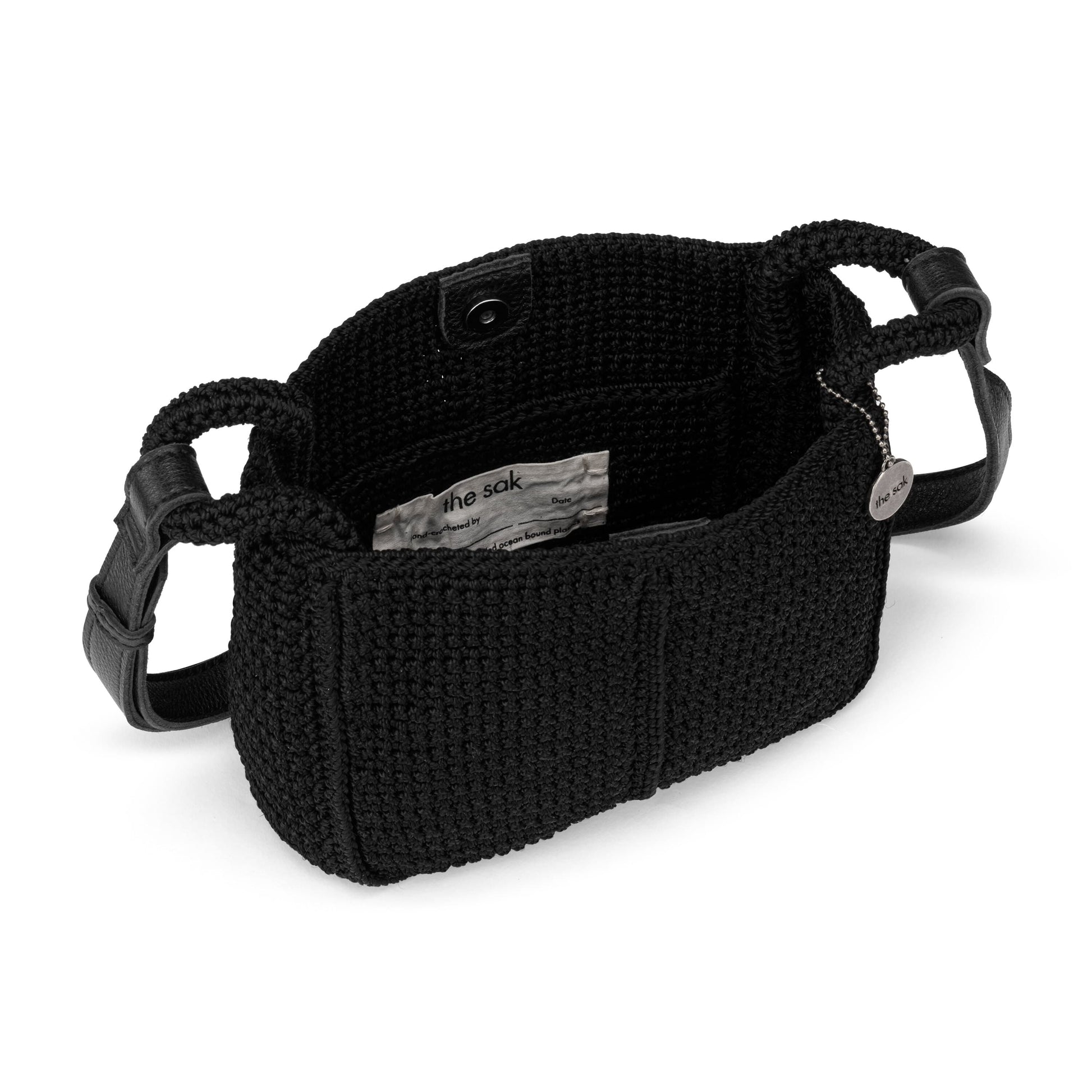 The Sak Los Feliz Mini Crossbody Crochet - |Black|