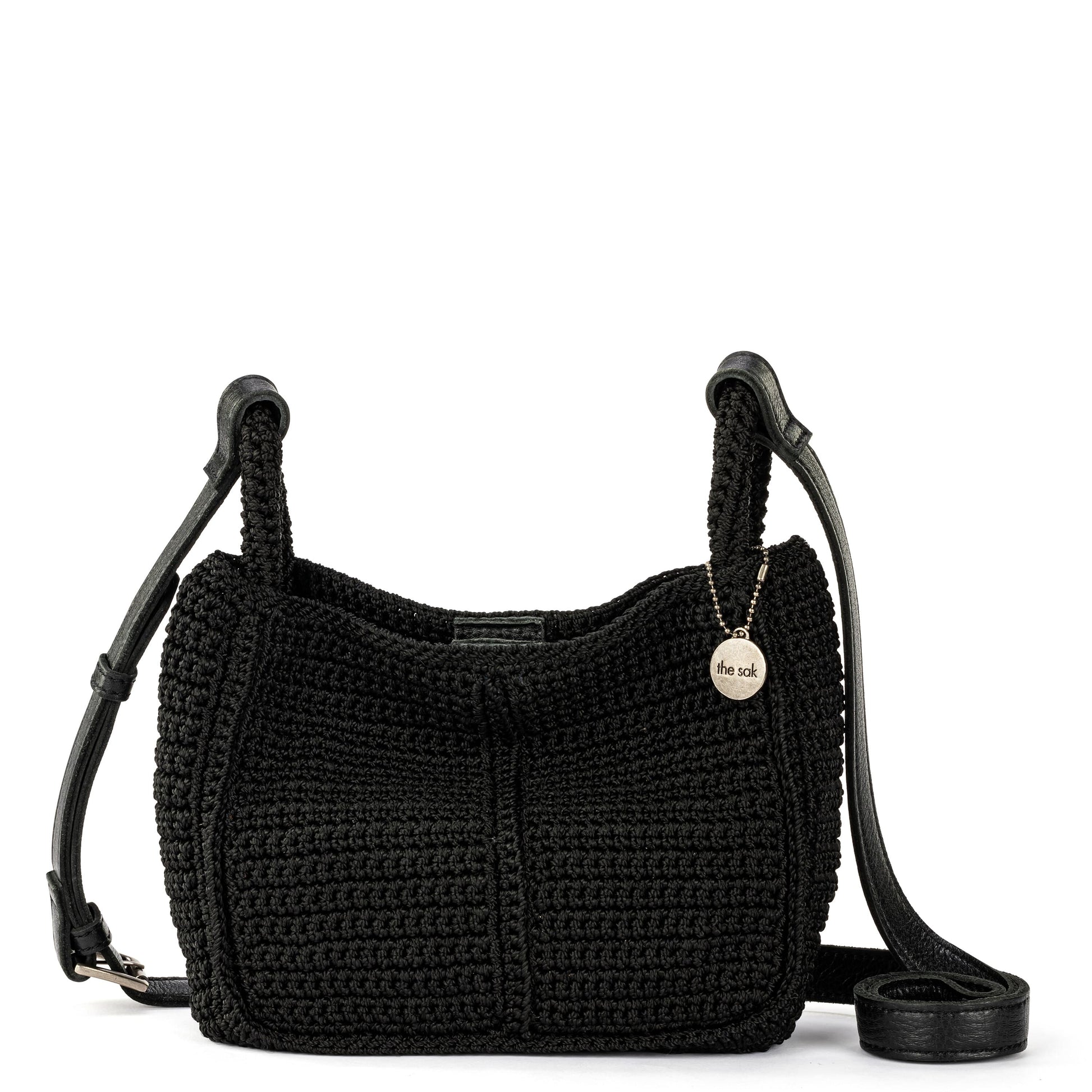 The Sak Los Feliz Mini Crossbody Crochet - |Black|