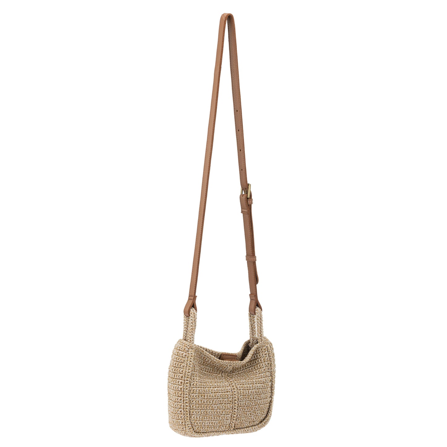 The Sak Los Feliz Mini Crossbody Crochet - |Bamboo Static|