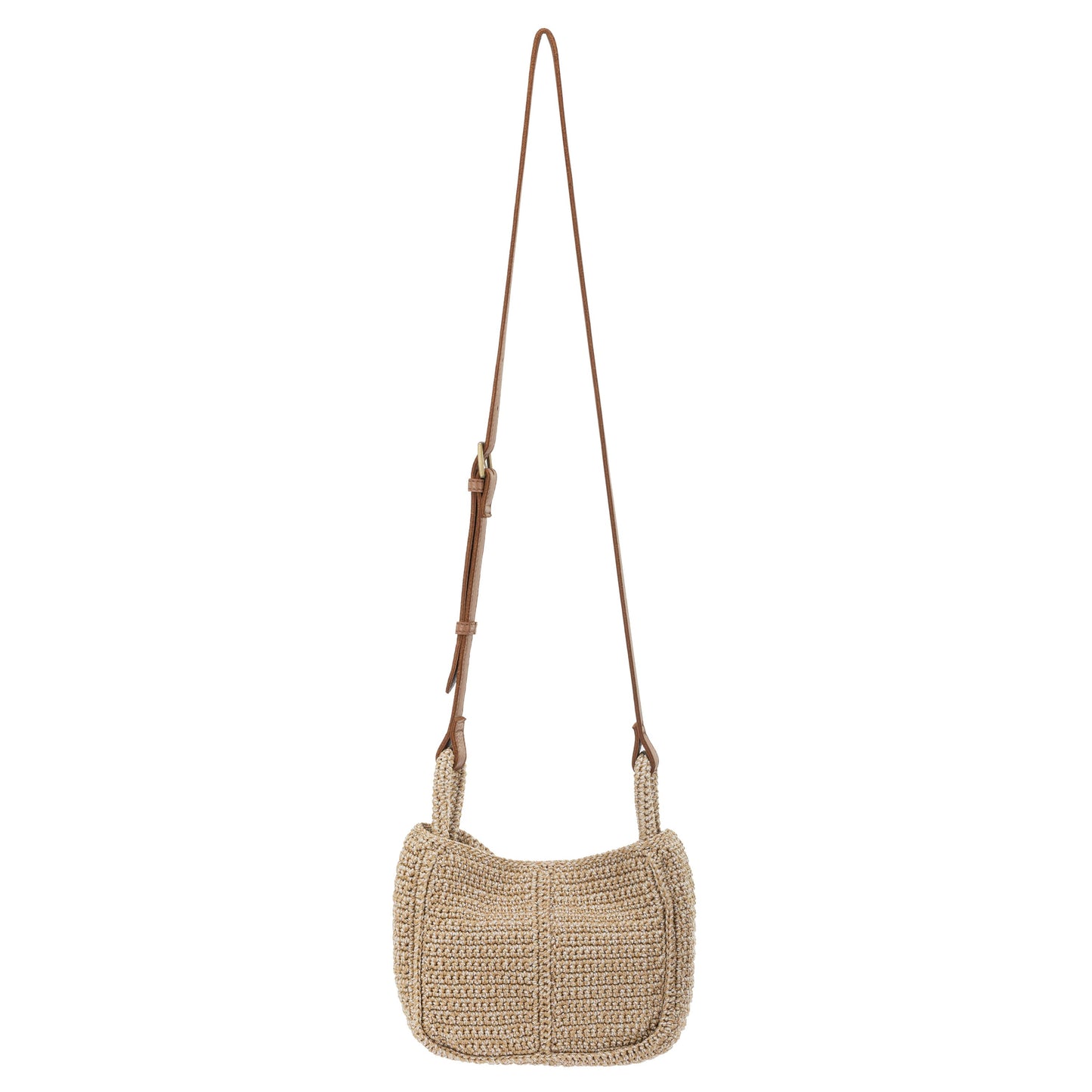 The Sak Los Feliz Mini Crossbody Crochet - |Bamboo Static|