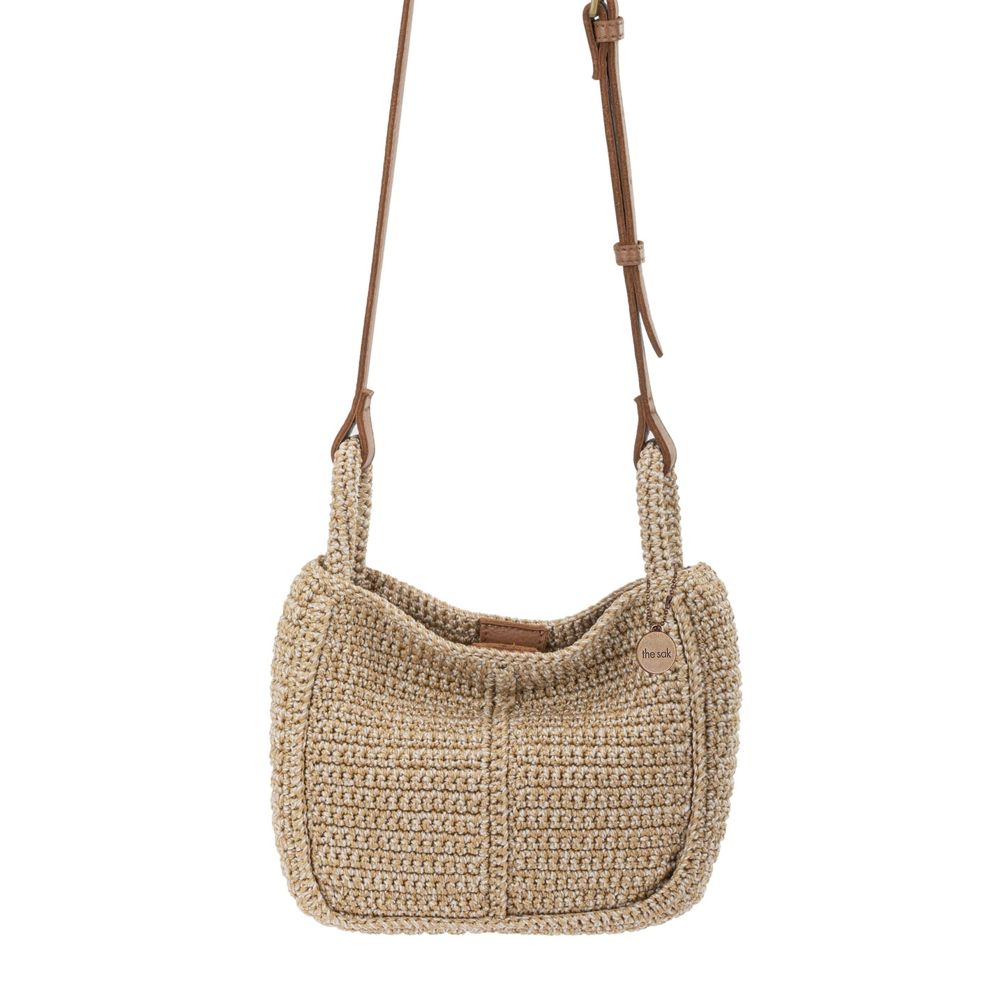 The Sak Los Feliz Mini Crossbody Crochet - |Bamboo Static|
