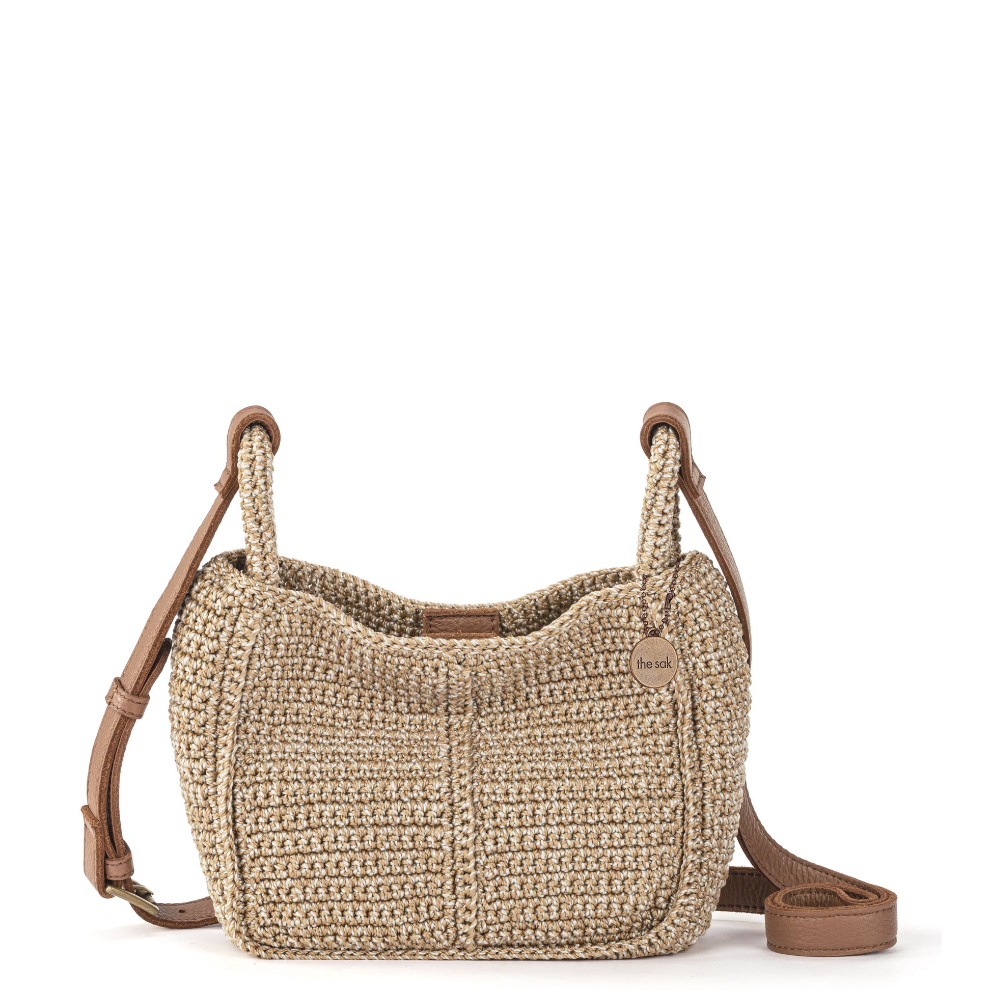 The Sak Los Feliz Mini Crossbody Crochet - |Bamboo Static|