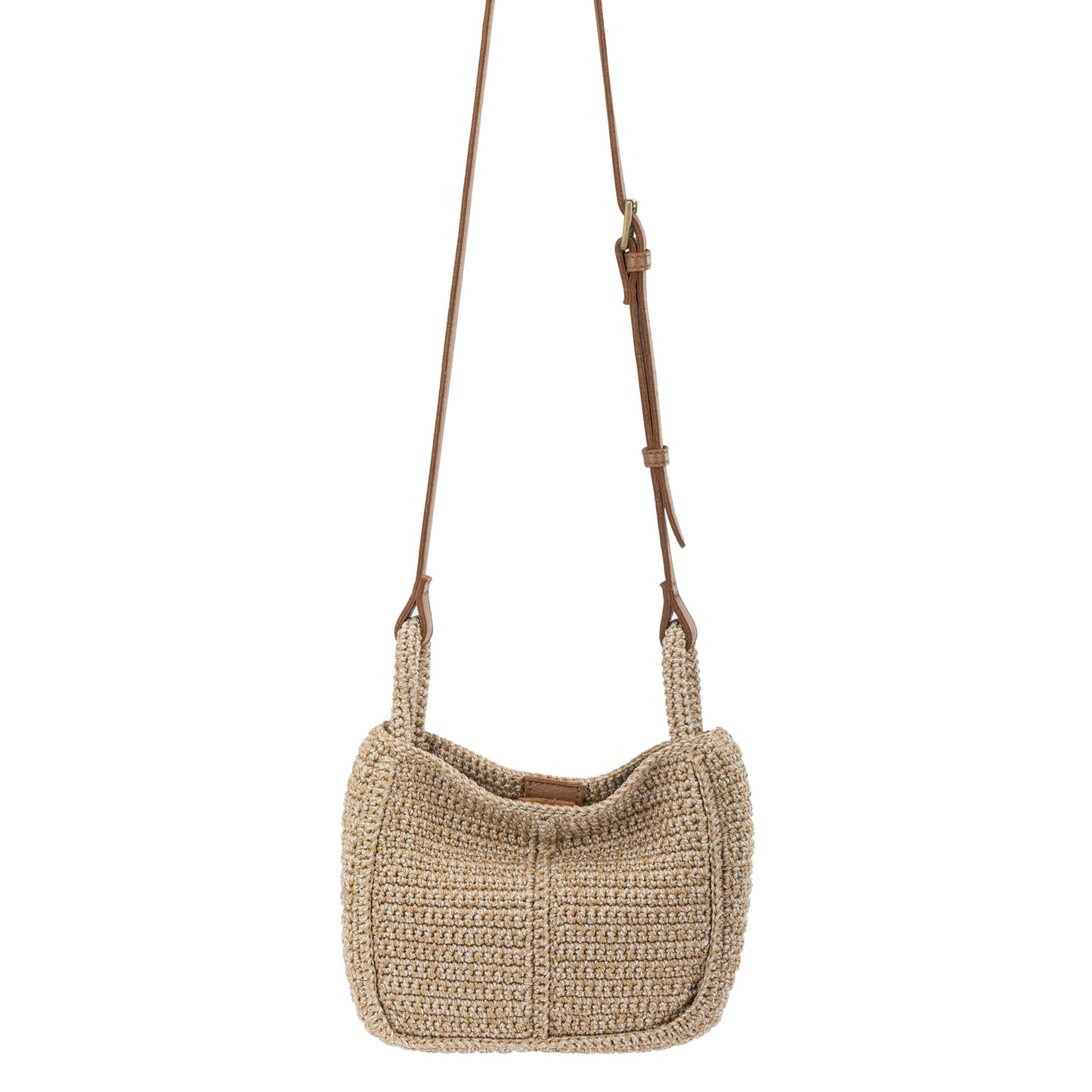 The Sak Los Feliz Mini Crossbody Crochet - |Bamboo Static|