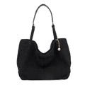 The Sak Los Feliz Large Tote - Hand Crochet - Black