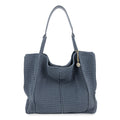 The Sak Los Feliz Large Tote - Hand Crochet - Maritime